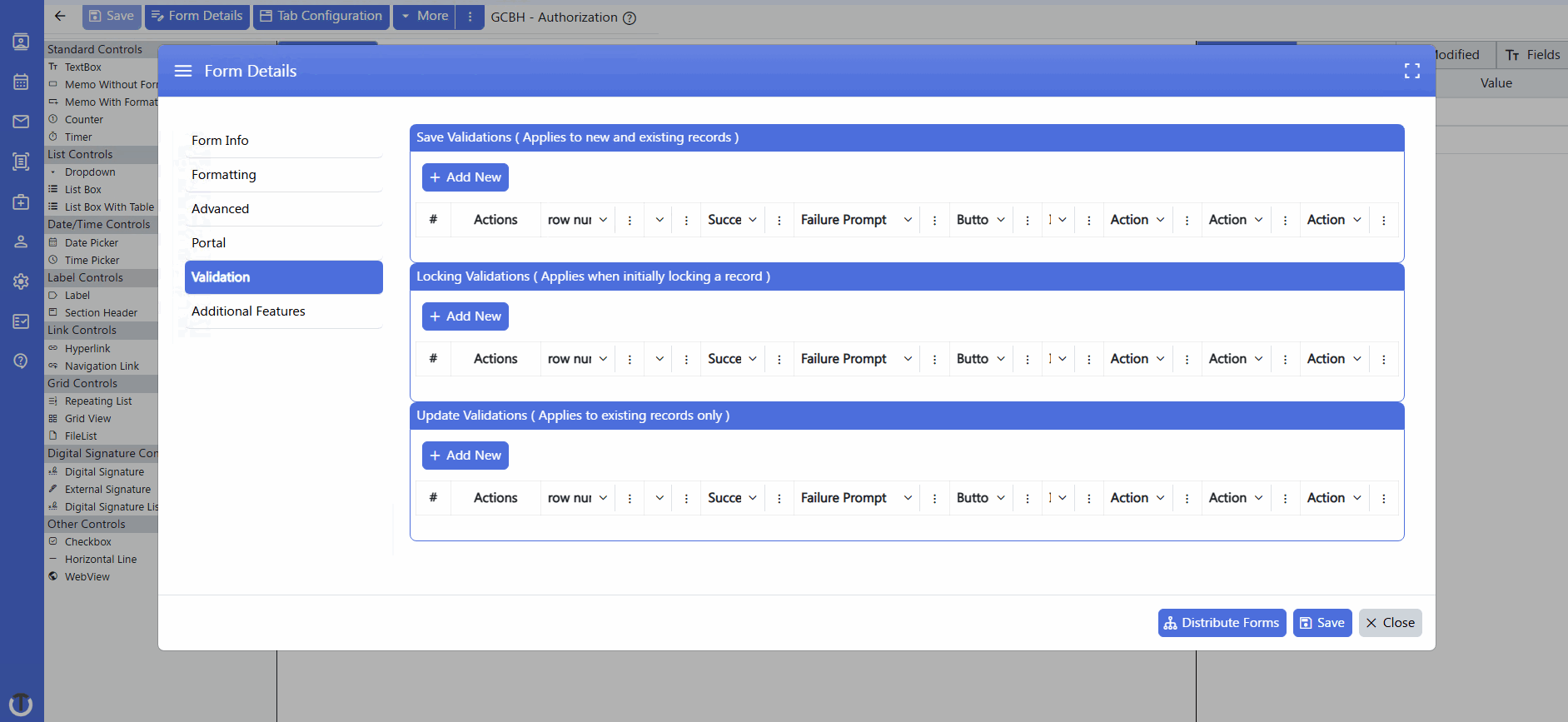 Custom Form Builder | ClinicTracker